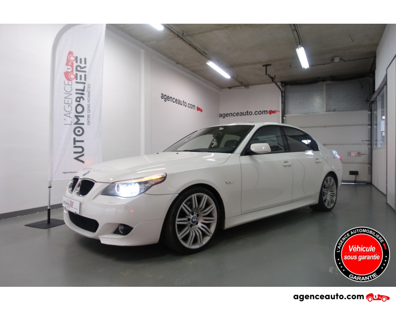 Compra de Coches Usados, Coches Usados Baratos %'|'% Agence Auto Bmw Série 5 (E60) (2) 520D 177 SPORT DESIGN Blanc Año 2009 Manuelle Diesel